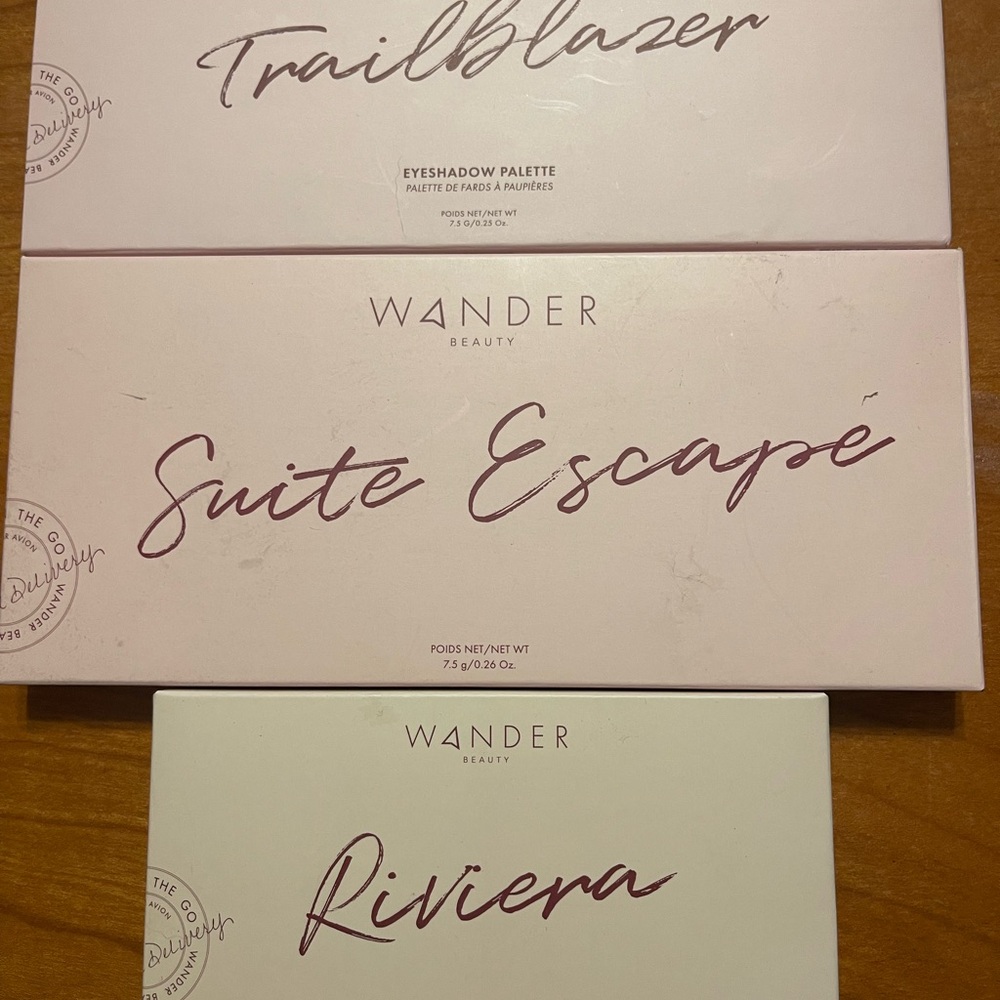 Wander Beauty Palettes NEW IN BOX NEVER OPENED